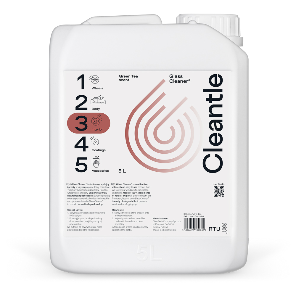 Glass Cleaner 5l Green Tea scent