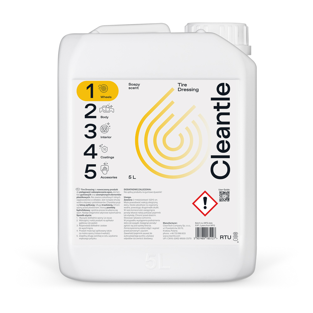 Tire Dressing 5l Soapy scent