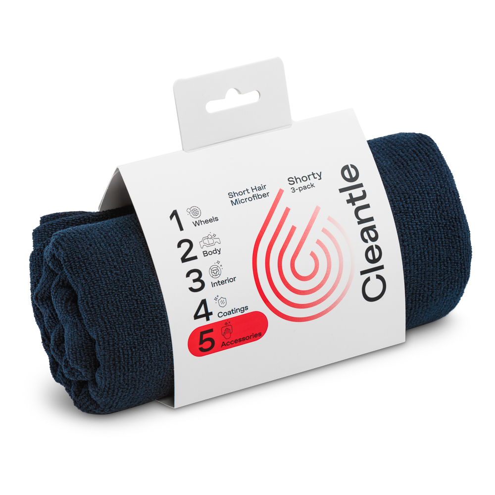 Mikrofibra krótkie włosie - shorty 3pak 350 gsm