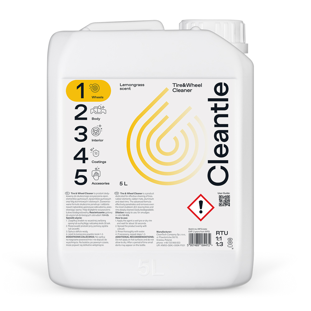 Tire&Wheel Cleaner 5l Lemongrass scent