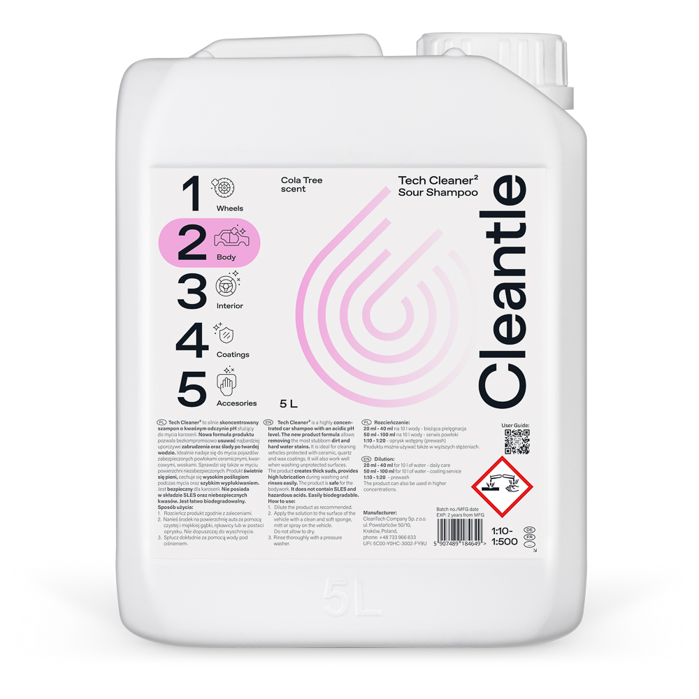 Tech Cleaner 5l Cola Tree scent