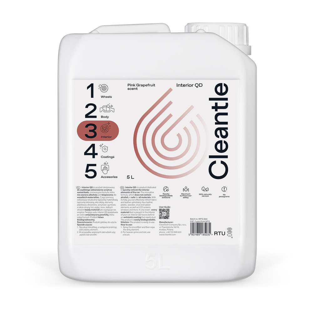Interior QD 5l Pink Grapefruit scent
