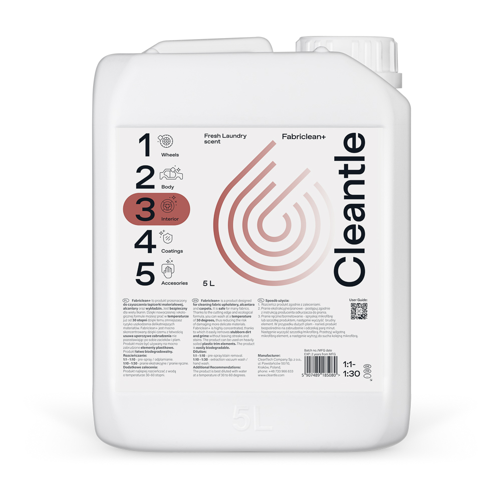 Fabriclean+ 5l Fresh Laundry scent