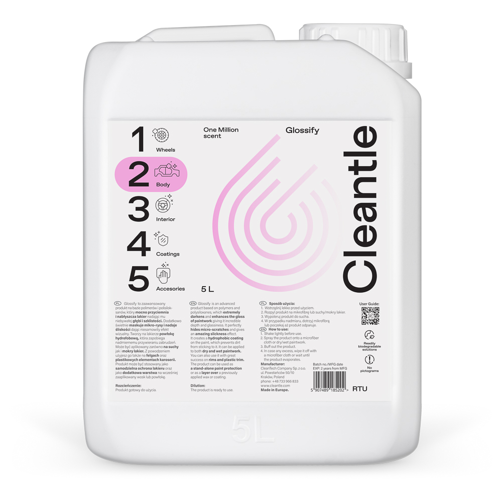 Glossify 5l One Million scent